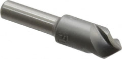M.A. Ford - 3/8" Head Diam, 1/4" Shank Diam, 3 Flute 90° High Speed Steel Countersink - Industrial Tool & Supply