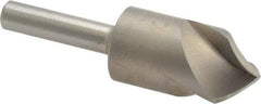 M.A. Ford - 5/8" Head Diam, 1/4" Shank Diam, 3 Flute 90° High Speed Steel Countersink - Bright Finish, 2-1/4" OAL, 0.19" Nose Diam, Single End, Straight Shank, Right Hand Cut - Industrial Tool & Supply