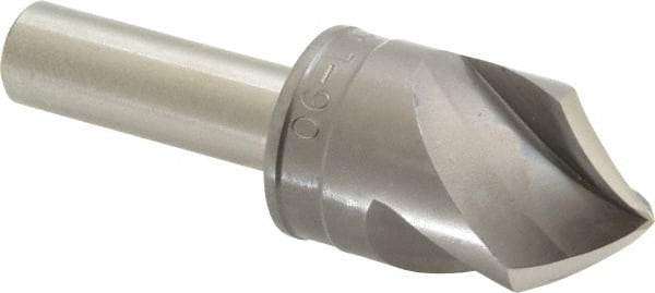 M.A. Ford - 1" Head Diam, 1/2" Shank Diam, 3 Flute 90° High Speed Steel Countersink - Industrial Tool & Supply