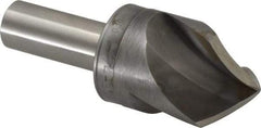 M.A. Ford - 1-1/4" Head Diam, 5/8" Shank Diam, 3 Flute 90° High Speed Steel Countersink - Bright Finish, 3-1/2" OAL, 0.38" Nose Diam, Single End, Straight Shank, Right Hand Cut - Industrial Tool & Supply