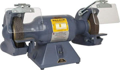 Baldor - 7" Wheel Diam x 1" Wheel Width, 1/2 hp Grinder - 5/8" Arbor Hole Diam, 1 Phase, 3,600 Max RPM, 115 Volts - Industrial Tool & Supply