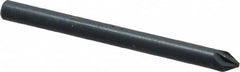 M.A. Ford - 1/8" Head Diam, 1/8" Shank Diam, 6 Flute 60° High Speed Steel Countersink - Industrial Tool & Supply