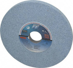 Norton - 7" Diam x 1-1/4" Hole x 1/2" Thick, K Hardness, 46 Grit Surface Grinding Wheel - Ceramic, Type 1, Coarse Grade, 3,600 Max RPM, Vitrified Bond, No Recess - Industrial Tool & Supply