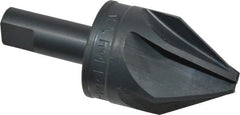 M.A. Ford - 1-1/4" Head Diam, 1/2" Shank Diam, 6 Flute 60° High Speed Steel Countersink - Industrial Tool & Supply