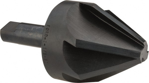 M.A. Ford - 2-1/2" Head Diam, 3/4" Shank Diam, 6 Flute 60° High Speed Steel Countersink - Industrial Tool & Supply