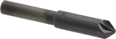 M.A. Ford - 5/16" Head Diam, 1/4" Shank Diam, 6 Flute 82° High Speed Steel Countersink - Bright Finish, 2" OAL, 0.08" Nose Diam, Single End, Straight Shank, Right Hand Cut - Industrial Tool & Supply