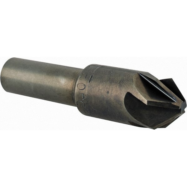 M.A. Ford - 1/2" Head Diam, 3/8" Shank Diam, 6 Flute 82° High Speed Steel Countersink - Industrial Tool & Supply