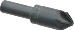 M.A. Ford - 3/4" Head Diam, 1/2" Shank Diam, 6 Flute 82° High Speed Steel Countersink - Industrial Tool & Supply