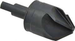 M.A. Ford - 1-1/4" Head Diam, 1/2" Shank Diam, 6 Flute 82° High Speed Steel Countersink - Industrial Tool & Supply