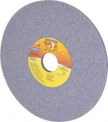 Norton - 8" Diam x 1-1/4" Hole x 1/4" Thick, K Hardness, 46 Grit Surface Grinding Wheel - Aluminum Oxide, Type 1, Coarse Grade, 3,600 Max RPM, Vitrified Bond, No Recess - Industrial Tool & Supply