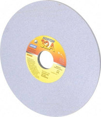 Norton - 8" Diam x 1-1/4" Hole x 1/4" Thick, I Hardness, 100 Grit Surface Grinding Wheel - Aluminum Oxide, Type 1, Fine Grade, 3,600 Max RPM, Vitrified Bond, No Recess - Industrial Tool & Supply