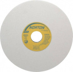 Norton - 8" Diam x 1-1/4" Hole x 1/4" Thick, I Hardness, 80 Grit Surface Grinding Wheel - Aluminum Oxide, Type 1, Medium Grade, 3,600 Max RPM, Vitrified Bond, No Recess - Industrial Tool & Supply