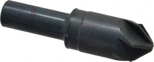 M.A. Ford - 3/4" Head Diam, 1/2" Shank Diam, 6 Flute 90° High Speed Steel Countersink - Industrial Tool & Supply