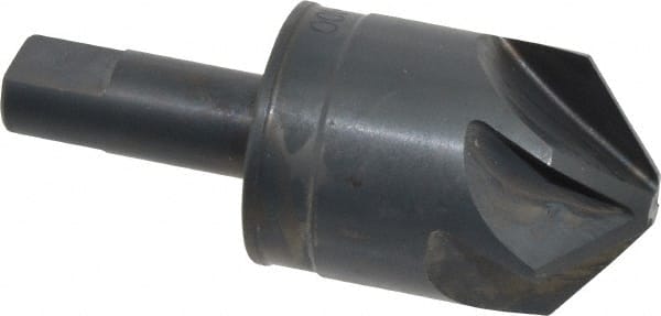 M.A. Ford - 1-1/4" Head Diam, 1/2" Shank Diam, 6 Flute 100° High Speed Steel Countersink - Industrial Tool & Supply