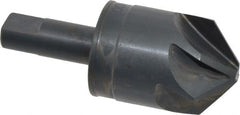M.A. Ford - 1-1/4" Head Diam, 1/2" Shank Diam, 6 Flute 100° High Speed Steel Countersink - Industrial Tool & Supply