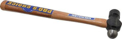 Vaughan Bushnell - 1-1/4 Lb Head Ball Pein Hammer - Hickory Handle, 15" OAL - Industrial Tool & Supply