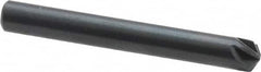 M.A. Ford - 3/16" Head Diam, 3/16" Shank Diam, 6 Flute 120° High Speed Steel Countersink - Industrial Tool & Supply