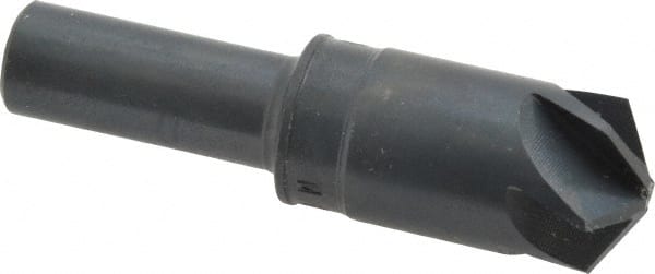 M.A. Ford - 3/4" Head Diam, 1/2" Shank Diam, 6 Flute 120° High Speed Steel Countersink - Industrial Tool & Supply