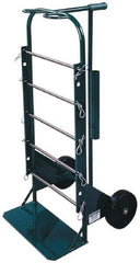 Greenlee - 300 Lb Capacity, 22-1/2" Wide x 23" Long x 47" High Wire Cart - 5 Slot, 15 Spool, Steel - Industrial Tool & Supply