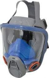MSA - Series 3000, Size M Full Face Respirator - 4-Point Suspension, Bayonet Connection - Industrial Tool & Supply