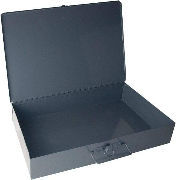 Durham - 18 Inches Wide x 3 Inches High x 12 Inches Deep Compartment Box - Steel , 1 Compartment - Industrial Tool & Supply