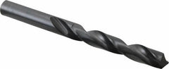 Hertel - 16.5mm 118° High Speed Steel Jobber Drill - Oxide Finish, Right Hand Cut, Spiral Flute, Straight Shank, 181mm OAL, Standard Point - Industrial Tool & Supply