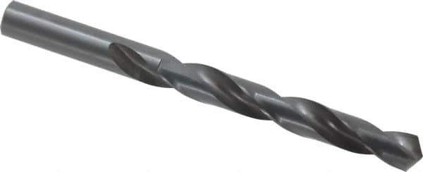 Hertel - 17mm 118° High Speed Steel Jobber Drill - Oxide Finish, Right Hand Cut, Spiral Flute, Straight Shank, 194mm OAL, Standard Point - Industrial Tool & Supply