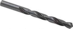Hertel - 17mm 118° High Speed Steel Jobber Drill - Oxide Finish, Right Hand Cut, Spiral Flute, Straight Shank, 194mm OAL, Standard Point - Industrial Tool & Supply