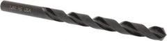 Hertel - 7.8mm 118° High Speed Steel Jobber Drill - Oxide Finish, Right Hand Cut, Spiral Flute, Straight Shank, 114mm OAL, Standard Point - Industrial Tool & Supply