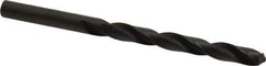 Hertel - 7.85114mm 118° High Speed Steel Jobber Drill - Oxide Finish, Right Hand Cut, Spiral Flute, Straight Shank, 114mm OAL, Standard Point - Industrial Tool & Supply