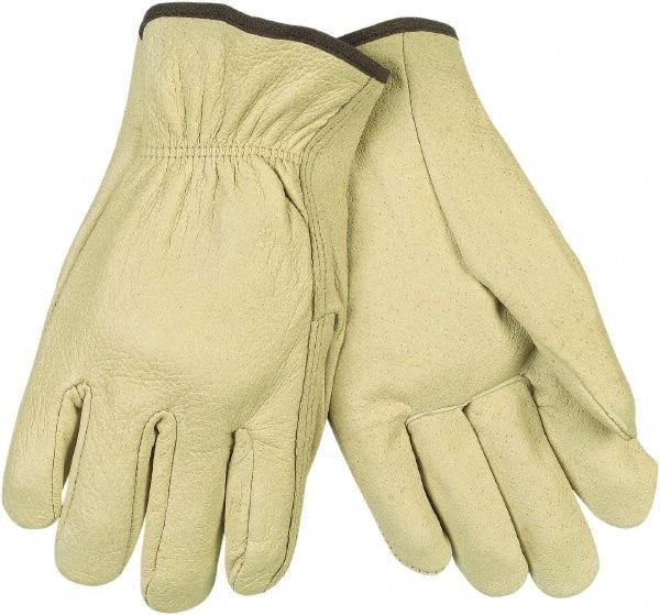 MCR Safety - Size XL General Protection Work Gloves - For Work & Driver, Uncoated, Natural, Paired - Industrial Tool & Supply