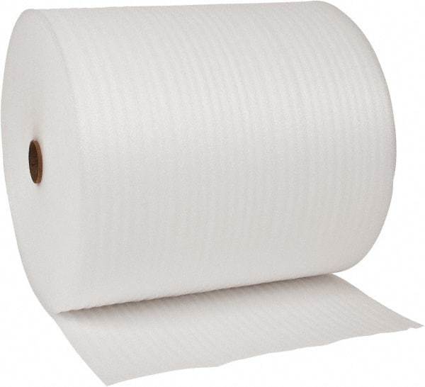 Value Collection - 625' Long x 24" Wide x 1/16" Thick, Polyethylene Foam - White - Industrial Tool & Supply