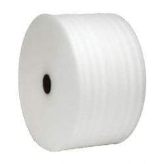 Value Collection - 275' Long x 12" Wide x 1/8" Thick, Polyethylene Foam - White - Industrial Tool & Supply
