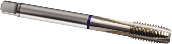 Guhring - M8x1.00 Metric Fine, 3 Flute, Bright Finish, Cobalt Spiral Point Tap - Plug Chamfer, Right Hand Thread, 90mm OAL, 6H Class of Fit, Series 1873 - Exact Industrial Supply