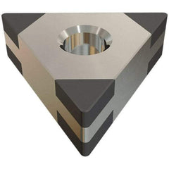 Iscar - TNGA331 TMC Grade IB55 CBN Turning Insert - Uncoated, 60° Triangle, 3/8" Inscr Circle, 3/16" Thick, 1/64" Corner Radius - Industrial Tool & Supply