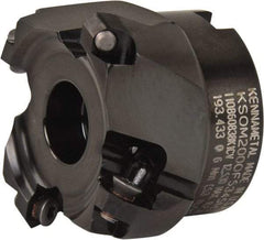 Kennametal - 2" Cut Diam, 3/4" Arbor Hole, 3.5mm Max Depth of Cut, 43° Indexable Chamfer & Angle Face Mill - 4 Inserts, OF.T 06L5... Insert, Right Hand Cut, 4 Flutes, Series KSOM Mini - Industrial Tool & Supply