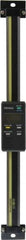 Mitutoyo - 0 to 8 Inch, 0.01mm Resolution Vertical Electronic Linear Scale - 0.001 Inch Accuracy, Data Output, SR44 Battery - Industrial Tool & Supply