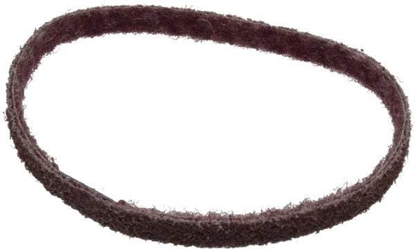 Brite Star - 1/2" Wide x 18" OAL, Aluminum Oxide Abrasive Belt - Aluminum Oxide, Medium, Nonwoven, Series SC-BS - Industrial Tool & Supply
