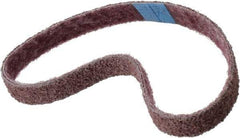 Brite Star - 3/4" Wide x 20-1/2" OAL, Aluminum Oxide Abrasive Belt - Aluminum Oxide, Medium, Nonwoven, Series SC-BS - Industrial Tool & Supply
