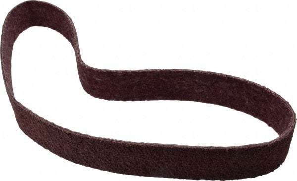 Brite Star - 2" Wide x 48" OAL, Aluminum Oxide Abrasive Belt - Aluminum Oxide, Medium, Nonwoven, Series SC-BS - Industrial Tool & Supply