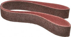 Brite Star - 2" Wide x 60" OAL, Aluminum Oxide Abrasive Belt - Aluminum Oxide, Medium, Nonwoven, Series SC-LS - Industrial Tool & Supply
