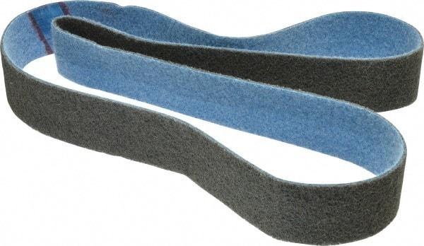Brite Star - 2" Wide x 60" OAL, Aluminum Oxide Abrasive Belt - Aluminum Oxide, Very Fine, Nonwoven, Series SC-LS - Industrial Tool & Supply