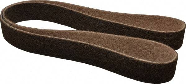 Brite Star - 2" Wide x 72" OAL, Aluminum Oxide Abrasive Belt - Aluminum Oxide, Coarse, Nonwoven, Series SC-LS - Industrial Tool & Supply