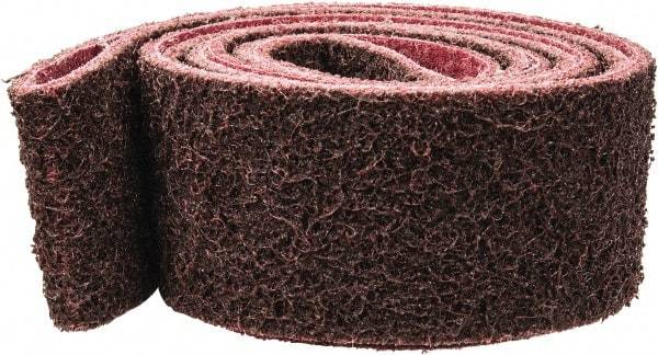 Brite Star - 2" Wide x 72" OAL, Aluminum Oxide Abrasive Belt - Aluminum Oxide, Medium, Nonwoven, Series SC-LS - Industrial Tool & Supply