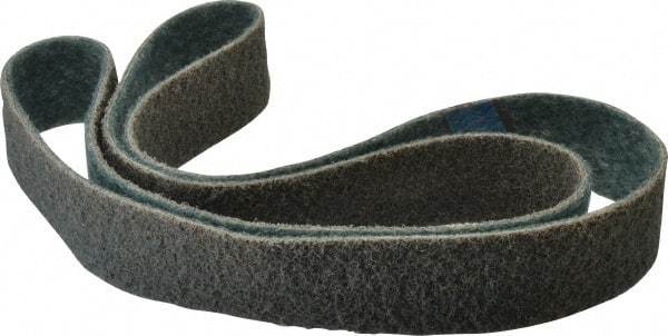 Brite Star - 2" Wide x 72" OAL, Aluminum Oxide Abrasive Belt - Aluminum Oxide, Very Fine, Nonwoven, Series SC-BS - Industrial Tool & Supply