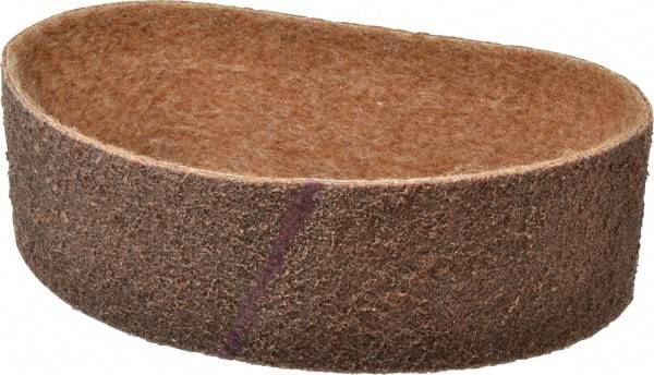 Brite Star - 3" Wide x 24" OAL, Aluminum Oxide Abrasive Belt - Aluminum Oxide, Coarse, Nonwoven, Series SC-BS - Industrial Tool & Supply