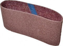 Brite Star - 4" Wide x 24" OAL, Aluminum Oxide Abrasive Belt - Aluminum Oxide, Medium, Nonwoven, Series SC-BS - Industrial Tool & Supply