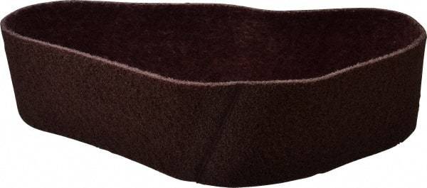 Brite Star - 4" Wide x 36" OAL, Aluminum Oxide Abrasive Belt - Aluminum Oxide, Medium, Nonwoven, Series SC-BS - Industrial Tool & Supply
