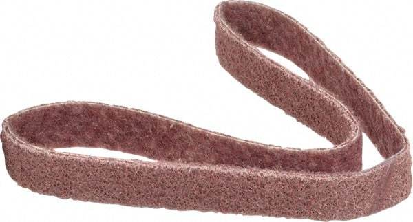 Brite Star - 1" Wide x 30" OAL, Aluminum Oxide Abrasive Belt - Aluminum Oxide, Medium, Nonwoven, Series SC-BS - Industrial Tool & Supply