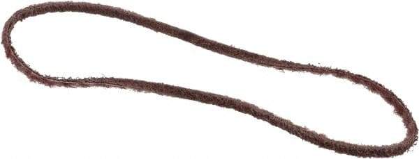 Brite Star - 1/4" Wide x 24" OAL, Aluminum Oxide Abrasive Belt - Aluminum Oxide, Medium, Nonwoven, Series SC-BS - Industrial Tool & Supply